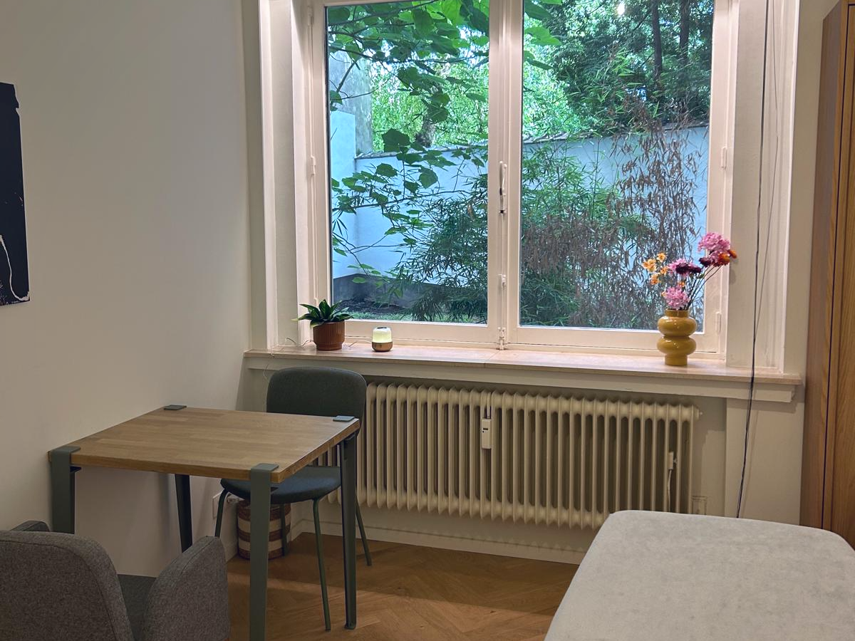 Le cabinet de Louise Maselis, avenue Molière à Uccle